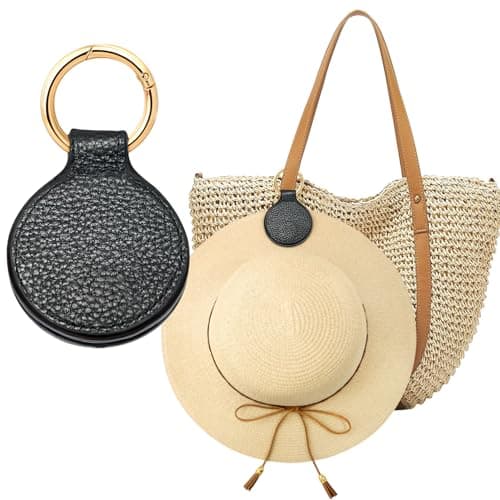 Niveaya Magnetic Hat Clip for Travel on Bag - Magnet Storage Hook, Vacation Traveling Essentials Accessory Black - Image 1