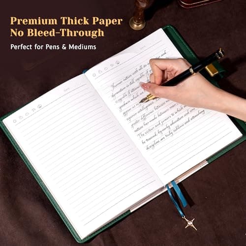 CAGIE Diary with Lock A5 Waterproof Lockable Journal for Girls and Boys Gifts - Thumbnail 4