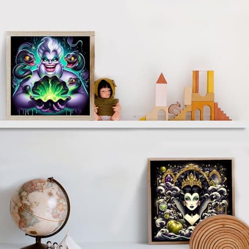 KEYRANKE 2 Pack Villa Diamond Painting Kits for Adults 5D DIY Diamond Art Kit Paint with Round Full Drill Diamonds for Beginners Gem Paintings Art for Home Wall Decor Gifts (12X12 Inch) - Thumbnail 5