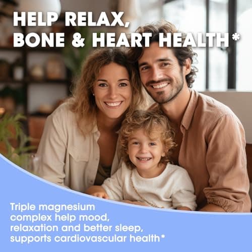 Magnesium Glycinate Liquid Drops with Taurate & Citrate, Magnesium Supplement for Sleep, Calm & Relaxation, with Potassium & Omega-3, High Absorption Formula, Blueberry Flavor, 2 Fl Oz - Thumbnail 6