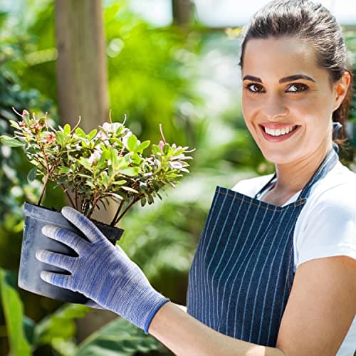 Nimalpal 6 Pairs Gardening Gloves for Women and Men Breathable Work Garden Gloves - Thumbnail 6