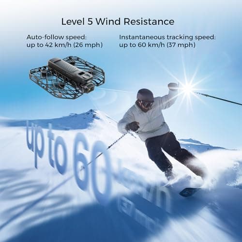 HOVERAir X1 PRO 4K Drone with Camera, Foldable Action Flying Camera with 42 KM/H Follow Speed, 15+ Fully Automatic Flight Modes, Fly Anywhere with OmniTerrain, SmoothCapture 2.0(Skiing Combo) - Thumbnail 6