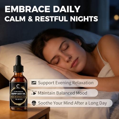 GPGP GreenPeople 3 Packs Natural Hemp Seed Oil Liquid Drop, Immune System Support, Support Focus and Energy, and Support Nighttime Activities, Pure Extract, Rich in Omega 3&6&9 Fatty Acids - Thumbnail 6