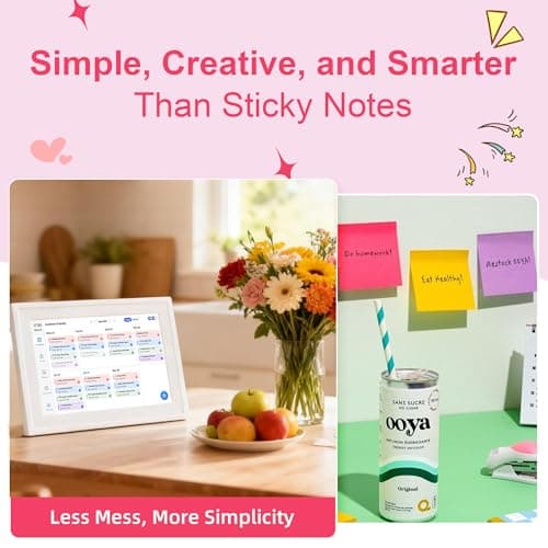 10.1’’ Smart Digital Calendar - Interactive Touch Screen, HD Display, Wall Mountable Family Organizer with Chore Chart, To-Do Lists & App Sync for Home & Office, Warm Mothers’s Day Gift, Gift for Her - Thumbnail 5