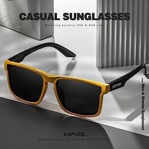 KAPVOE Polarized Sunglasses Men Women UV400 Protection Sport Glasses Driving Fishing Cycling Beach Golf Running - K116 - Thumbnail 6