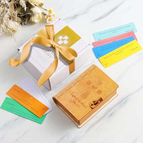 Bible Verse Jar, Christian Gifts for Women & Men, Mothers Day Gifts For Mom, Grandma, Read Me When Bible Verses Jar, Graduation Gift For Her, Inspirational Religious Gift, Prayer Scripture Cards - Thumbnail 2