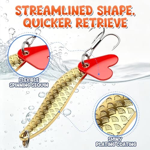 25 in 1 Fishing Lures Kit, Surprise Fishing Bait Set with Poppers, Minnows, Crankbait, Frogs & Shrimp, Freshwater Fish Tackle Gear Gifts for Men Father Husband - Thumbnail 3