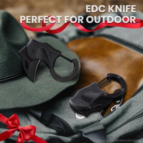 FUNBRO Small Pocket Knife Fathers Day Dad Gifts for Men, EDC Box Cutter, Anniversary & Birthday Gifts for Him, Mens Stocking Stuffers Gifts for Boyfriend Husband Grandpa from Daughter Wife Son - Thumbnail 6