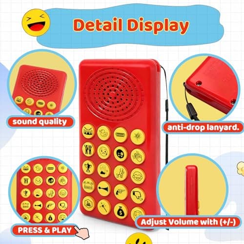 Sound Effects Machine for Kids, 20 Funny Sounds with Volume Control - Thumbnail 6
