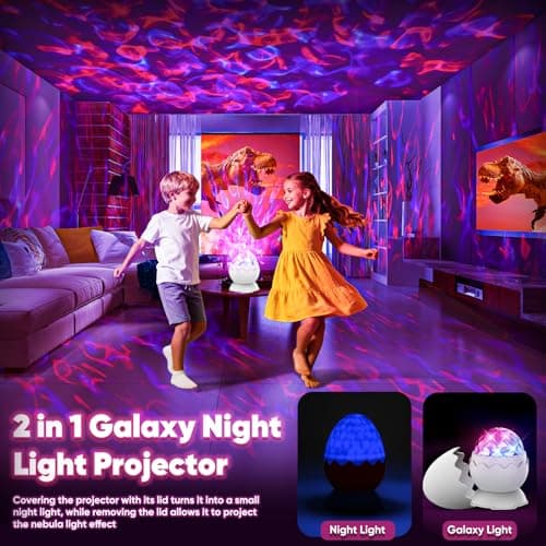 Proran Galaxy Projector for Bedroom, Nebula Galaxy Night Light Projector with Timer and Remote,Gift for Kids Adults for Ceiling,Birthdays,Christmas,Valentine's Day - Thumbnail 2