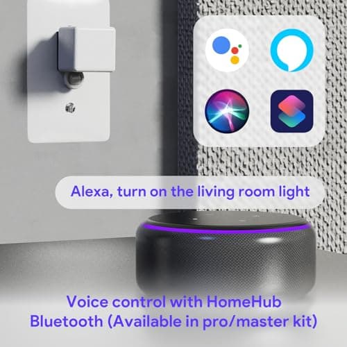 ORYZIC Fingerbot Plus (Bluetooth) Smart Button Pusher – No-Wire Smart Switch with App, Timer & Touch Control, Alexa & Google Home Compatible with ORYZIC Tuya Bluetooth Hub, Rechargeable - Thumbnail 5