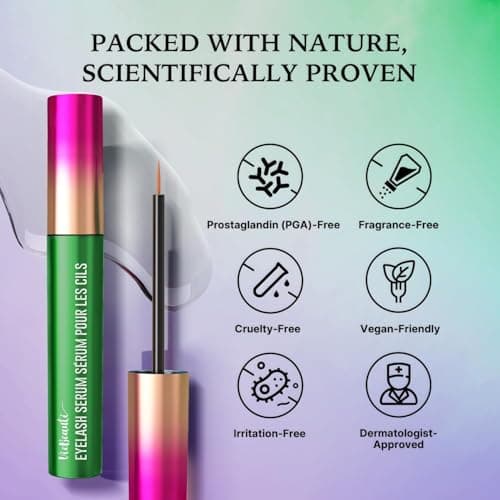 VieBeauti Eyelash Serum for Daily Lash Care, Gentle PGA-Free Lash Conditioning Serum to Support Healthier Looking Lashes, Vegan & Cruelty-Free - Thumbnail 5