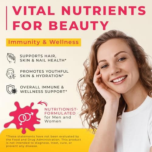 WELVIUM Liquid Biotin and Collagen Peptide Complex with Keratin, Hyaluronic Acid, MCT Oil, Zinc, Vitamins B6, B7, B12, A, C, D3, E - Hair, Skin, and Stronger Nails Supplement for Women and Men - Thumbnail 4