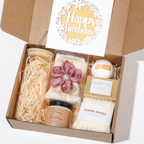 Birthday Gifts for Women, Happy Birthday Gift Set for Sister, Unique Birthday Gift for Mom, Funny Gift Ideas, gift Box for Wife Best Friends Daughter Coworkers Aunt Teacher - Image 1