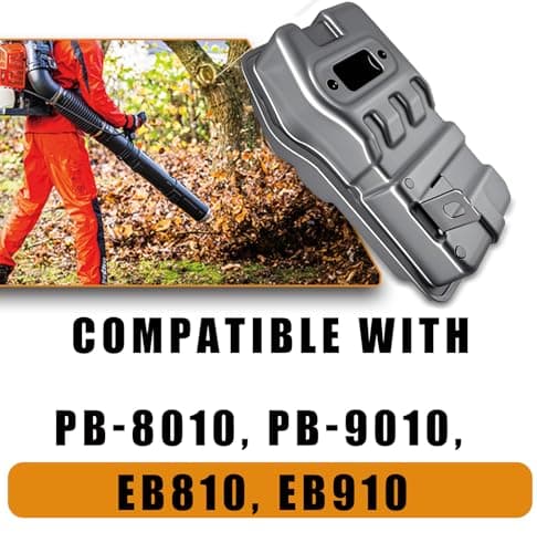 P100006321 Muffler Exhaust System Fits For Echo PB8010 PB9010 EB810 EB910 Backpack Leaf Blower Replace OEM P100012130 P100006321 Blower Muffler - Thumbnail 5