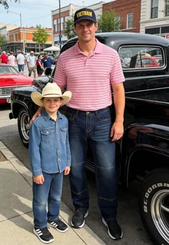 DISLANBO Men's Wide Leg Baggy Jeans for Men Loose Fit Denim Pants Hip Hop Skater Carpenter Jeans Y2K Streetwear Dark Blue(Grey) - Thumbnail 3