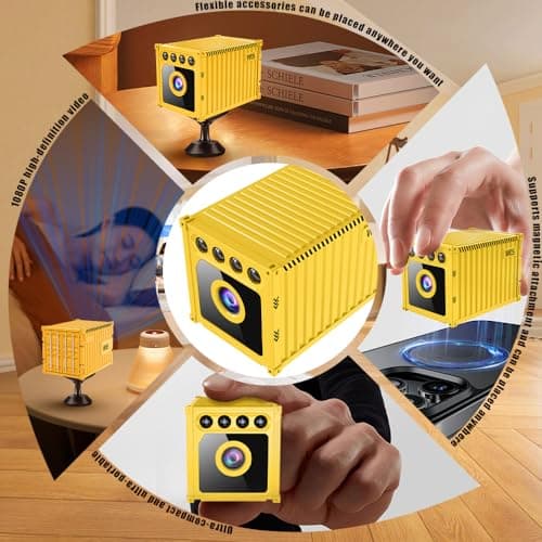 EGTWORO Smart Wireless Camera, WiFi Wireless Monitor, AI Motion Detection, Night Vision, Cloud Storage, Miniature Camera Suitable for Home Security, Baby, and pet Protection. - Thumbnail 6