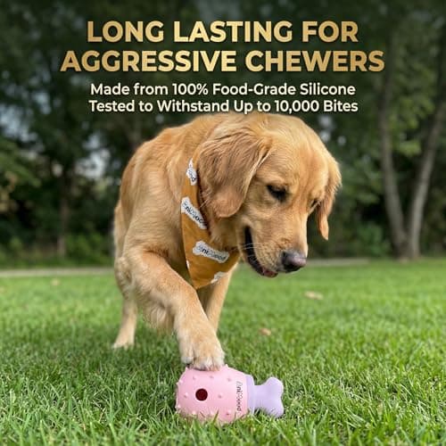 AniMood Interactive Dog Enrichment Toys, Dog Treat Dispenser Toy to Keep Them Busy, Stimulating Dog Toys & Durable Slow Feeder - Thumbnail 4