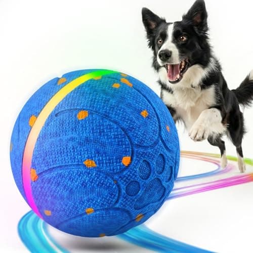 Smart Interactive Dog Toys Balls: 3.5 Inch Automatic Moving Balls for Dogs, 3-Modes with Colorful Lights , Durable E-TPU Material, Active Self Rolling, Bouncing, and Rotating Dog Toy to Keep Them Busy - Image 1
