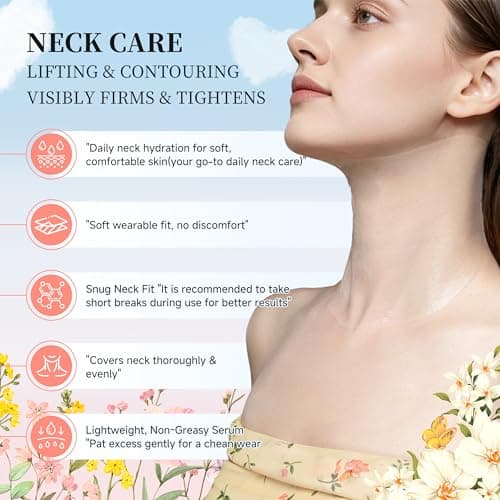 Neck Mask 8PCS, HONLINK Hydrolyzed Collagen Neck Mask Set with Hyaluronic Acid & Peptide,Moisturizing Firming Masks for Crepey Skin, Helps Reduce the Appearance of Fine Lines for Smoother-Looking Skin - Thumbnail 2