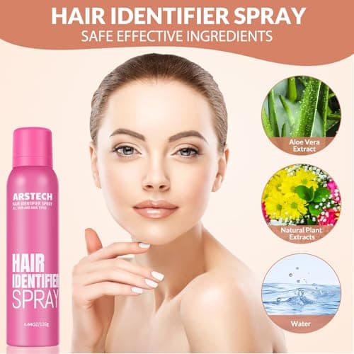 Hair Identifier Spray for Face Shaving Dermaplaning Tool 4 Pack Skin Body Dermaplaning Spray for Women with 16 Face Razor for Face Shaver Hair Removal Kit Excess Hair Dermaplane Razor for Women Face - Thumbnail 3
