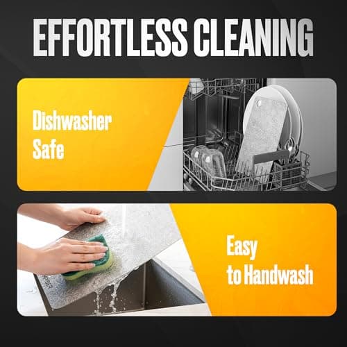 Homaider Titanium Cutting Board – Pure Titanium Chopping Board for Kitchen – Non-Toxic, Microplastic-Free, Double-Sided, Dishwasher Safe, Durable Metal Cutting Board - Thumbnail 6