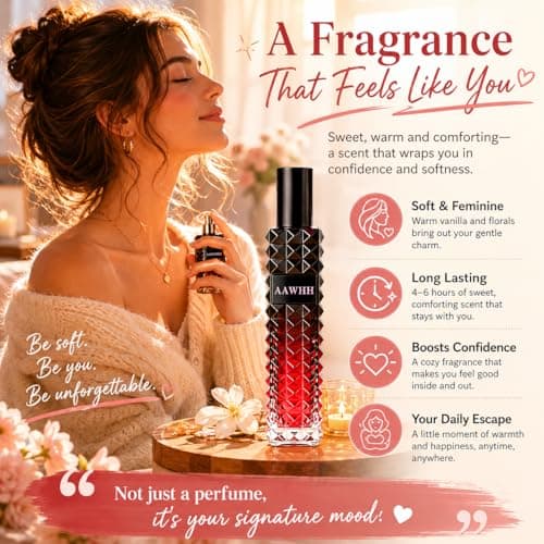 TKBJ Miss Adventure Vanilla Eau de Parfum for Women, Sweet Floral Gourmand Perfume with Vanilla & Amber Notes, Long Lasting Everyday Fragrance, 1.0 fl oz - Thumbnail 4
