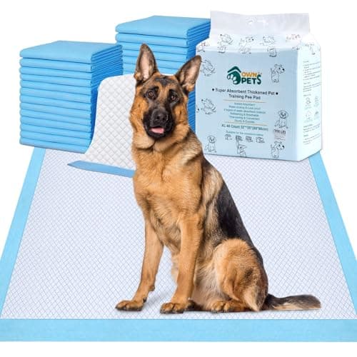 Ownpets Dog Training XL Extra Large Pad 35’’ x 32’’, Leak-Proof 6-Layer Pet Potty Training Pads Pee Pads with Quick-Dry Surface for Pets, Puppies, Adult, Sick & Aging Dogs, 40 Counts - Image 1