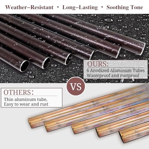 Memorial Wind Chime with Cardinal Bird and Tree – Sympathy Gift for Loss of Loved One – Bereavement Wind Chime with Saying “A Little Red Cardinal Bird to Let You Know” for Garden or Outdoor Decor - Thumbnail 5