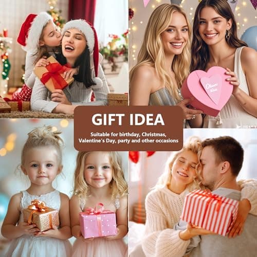 Eaciy Initial Necklaces for Women Girls, Teen Girl Gifts Trendy Stuff Heart Initial B Necklace Jewelry Birthday Gifts 5 6 7 8 9 10 Year Old Girls - Thumbnail 6