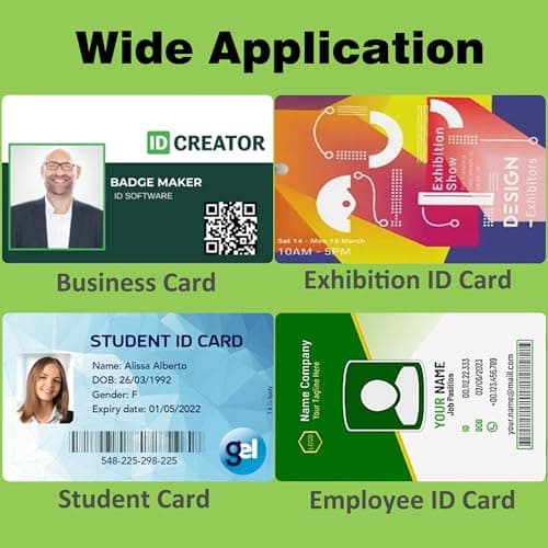 250 Pack Premium Blank PVC ID Cards CR80 30 Mil Credit Card Size White Plastic Badge Cards Double-Sided Printable Compatible with Most Photo ID Card Printers - Thumbnail 6