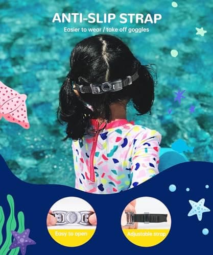 NSSIW Swim-Goggles-for-Kids 6-14 Kids Swimming-Goggles: Anti Fog with UV400 and No Leak Ultra-wide Field of View 3 Pack - Thumbnail 2