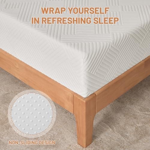 WEUP 12 Inch King Size Mattress, Gel Cooling Memory Foam King Size Bed Mattress in a Box, Medium Firm Feel & Pressure Relief & Fiberglass Free & CertiPUR-US Certified - Thumbnail 6