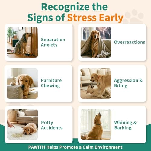 Pawith Dog Calming Diffuser with Pheromones – Calming Diffuser for Dogs, Helps Reduce Anxiety, Stress & Barking, Drug-Free Dog Pheromone Diffuser with 2 Refills - Thumbnail 6