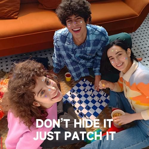 Dazzlook Cute Star Pimple Patch with Salicylic Acid & Tea Tree Oil – Hydrocolloid Stickers, Mix Shapes, Holographic Colors, Vegan, Cruelty-Free, 72 Count for Zits, Blemishes, Breakouts - Thumbnail 6