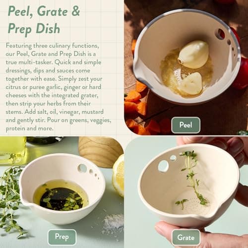 Modern Sprout Garden Jar & Herb Stripper Bundle, Self-Watering Herb Grow Kit w/Recyclable Mason Jar + 3-in-1 Prep, Peeler & Grater Plate, Indoor Gardening & Kitchen Gift Set (Rosemary & Parsley) - Thumbnail 4