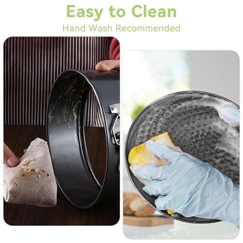 USLAI Springform Pan, 6 Inch Nonstick Cheesecake Pan with Removable Bottom, Easy to Clean, Ideal for Baking Cakes, Pies and Quiches - Thumbnail 6