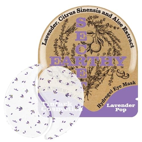 Tintark Lavender Hydrogel Under Eye Patches 28 Pairs 5 Minute Calming Hydrating Eye Mask for Puffy Eyes and Dark Circles Relaxing Cooling Under Eye Pads Ophthalmologist Tested - Image 1