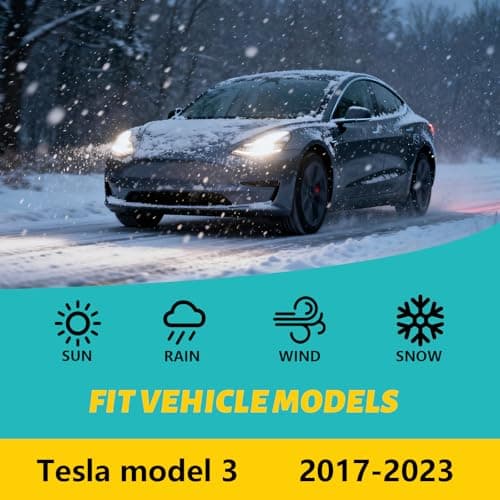 Automotive Replacement Windshield Wiper Blades 26"+19" for Tesla Model 3 2017-2023, Durable All-Season Wiper Blades, Essential Tesla Model 3 Accessories - Thumbnail 2