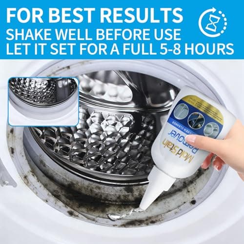 Washing Machine Cleaner, Multi Home Stain Cleaning Gel, Heavy Duty Stain Cleaner for Washing Machine, Refrigerator Strips, Bathroom Grout, Sink, Shower, Caulk, and Front Loader Seal (7 fl oz) - Thumbnail 5