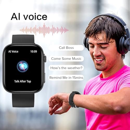 Smart Watches for Men Women, 2.01" HD Screen with 200+ Watch Faces, Heart Rate/SpO2/Sleep Monitor, 123 Sports Modes, IP68 Waterproof Fitness Tracker, Make/Answer Calls, Compatible with Android iPhone - Thumbnail 6