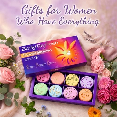 Shower Steamers Aromatherapy - 8 Pack Shower Bombs with Essential Oils, Mothers Day Gifts for Mom Wife, Birthday Gifts for Women Self Care Relaxation Home SPA Stress Relief Teacher Appreciation Gift - Thumbnail 6