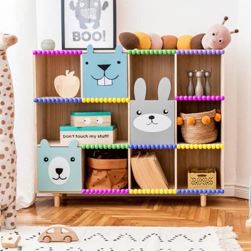 COMTAR Half Bead Wood Decorative Trim Molding 15pcs- 17 Inch Unfinished 3D Decorative DIY Drawer Front Cabinet Trim for Home, Wall, Shelf, Window, Door Decor (24mm) - Thumbnail 6