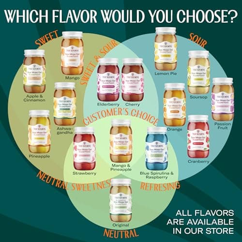 TrueSeaMoss Sea Moss Gel – Made in USA – Wildcrafted Seamoss, Fruits & Jarred Vegetables – Mango/Pineapple, Pack of 1 (Labels may Vary) - Thumbnail 6