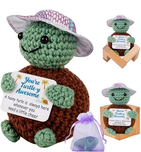 Gifts for Him Her, Positive Crochet Animals with Fragrance, Encouragement Gifts for Women Men, Emotional Support Crochet Gift, for Holidays Such as Mothers Day Fathers Day Birthdays Anniversary - Image 1