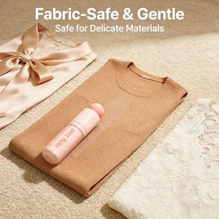 2-in-1 Lint & Pill Remover, Washable Reusable with Retractable Handle (143mm/5.63in), Fabric-Safe Portable Tool for Pet Owners, Travelers & Home – Tackles Hair, Fuzz & Pills Easily - Thumbnail 6