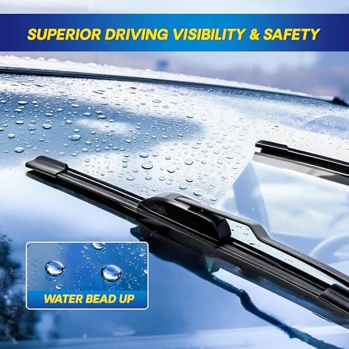 5 PLUS® Silicone Windshield Wipers Replacement for 2017-2022 NISSAN Rogue Sport Wiper Blades(Set of 3),Automotive Replacement Windshield Wiper Blades For My Car-28"/18"/12" - Thumbnail 4