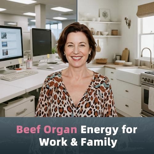 Alliwise Beef Organ Supplement for Women - Supports Female Hormonal Balance, Energy & Overall Wellness, 100% Grass Fed Beef Organs Complex: Liver Uterus* Heart & 3 More, (2 Capsules Daily) - Thumbnail 5