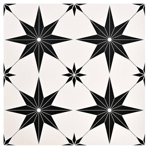 SUNPEEL Peel and Stick Floor Tiles, Vinyl Flooring Waterproof for Bathroom Kitchen Bedrooms Living Room Fireplace Wall RV (10, White, 11.8" x 11.8") - Image 1