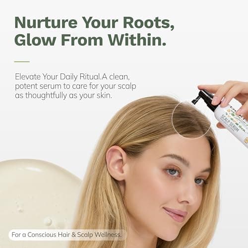 DORPANG Scalp Serum for Thinning Hair, Clinically Tested Formula with Peptides & Rosemary Oil, Non-Greasy No-Rinse Scalp Care for Men & Women, 60ml - Thumbnail 2